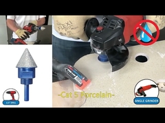 Diameter 42mm 82mm Marble Ceramic Router Bit Vacuum Brazed